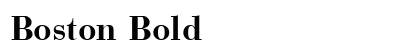 Boston Bold preview