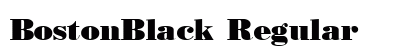 BostonBlack Regular Preview