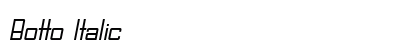 Botto Italic preview