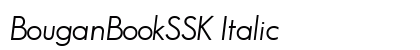 BouganBookSSK Italic preview