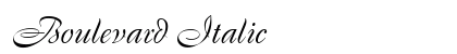 Boulevard Italic preview