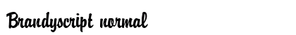 Brandyscript normal preview