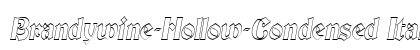 Brandywine-Hollow-Condensed Italic Preview