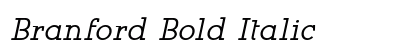 Branford Bold Italic Preview