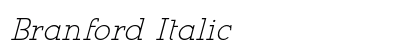 Branford Italic Preview
