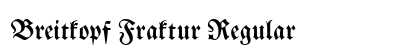 Breitkopf Fraktur Regular preview