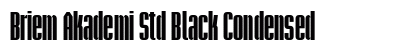 Briem Akademi Std Black Condensed preview