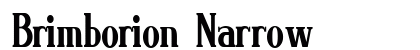 Brimborion Narrow Preview