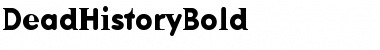 Download DeadHistoryBold Font