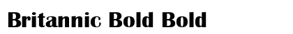Britannic Bold Bold preview