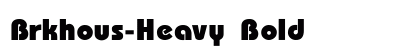 Brkhous-Heavy Bold preview
