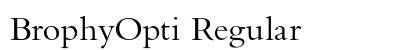 BrophyOpti Regular preview