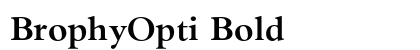 BrophyOpti Bold preview