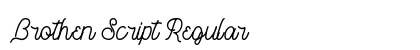 Brothen Script Regular preview