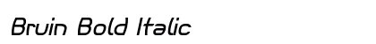Bruin Bold Italic Preview