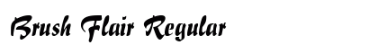 Brush Flair Regular preview