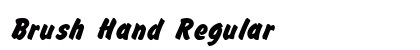 Brush Hand Regular preview