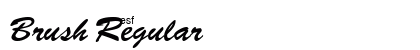 Brush Regular preview