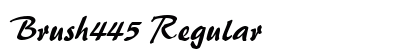 Brush445 Regular preview
