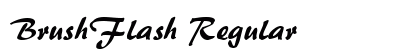 BrushFlash Regular preview