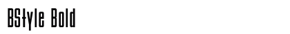 BStyle Bold preview