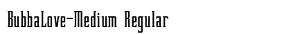 BubbaLove-Medium Regular preview