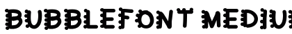 bubblefont Medium preview
