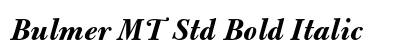 Bulmer MT Std Bold Italic Preview