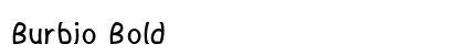 Burbio Bold preview