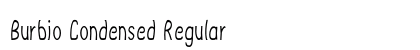 Burbio Condensed Regular Preview