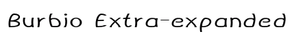 Burbio Extra-expanded Regular Preview