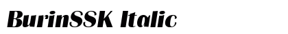 BurinSSK Italic preview