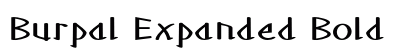 Burpal Expanded Bold Preview
