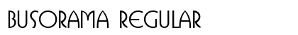 Busorama Regular preview