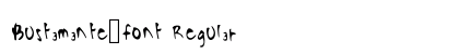 Bustamante_font Regular preview