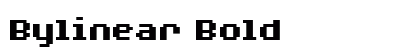 Bylinear Bold Font
