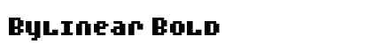 Bylinear Bold Font