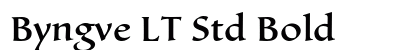 Byngve LT Std Bold Font