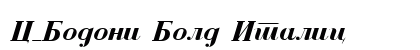 C_Bodoni Bold Italic Preview
