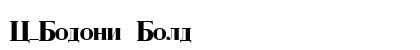 C_Bodoni Bold preview