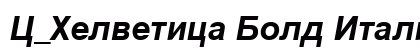 C_Helvetica Bold Italic Regular preview
