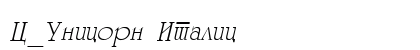 C_Unicorn Italic Preview