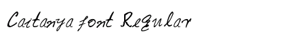 Caitanya font Regular preview