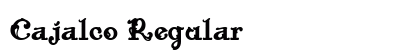 Cajalco Regular preview