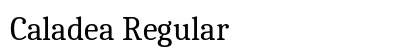Caladea Regular preview