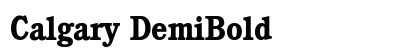 Calgary DemiBold Font