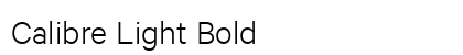 Calibre Light Bold preview