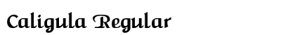 Caligula Regular Font