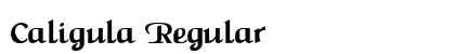 Caligula Regular Font