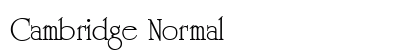 Cambridge Normal preview